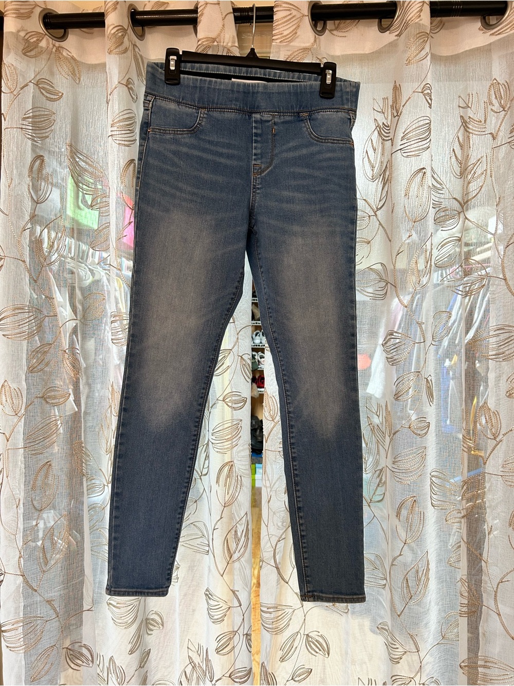 Old Navy Medium Blue Pull-On Jeggings